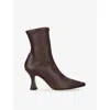 Neous Lea Leather Ankle Boots In Brown