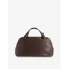 Neous Womens Dark Chocolate Aries Leather Top-handle Bag In Dark Chocolate