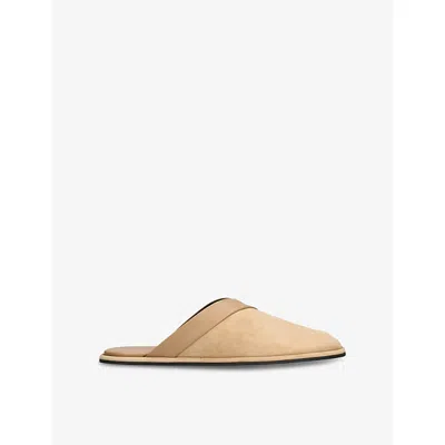 Neous Womens Beige Atik Suede Mules Eur 40 / 7 Uk