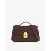 Neous Womens Phoenix 1.0 Leather Cross-body Bag Dark Chocolate In Dark Chocolate