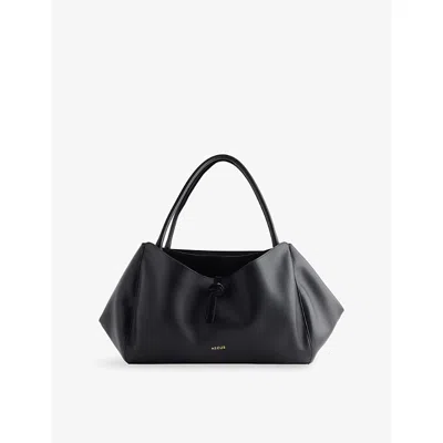 Neous Womens  Sagitta Leather Top-handle Bag In Black