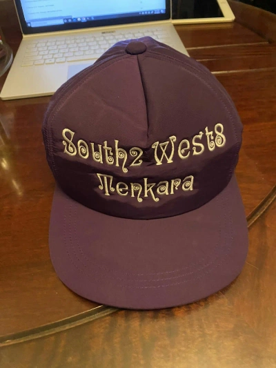 Pre-owned Nepenthes New York X South2 West8 South 2 West 8 Trucker Hat In Purple