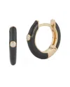 Nephora 14k Diamond Huggie Earrings In Gold