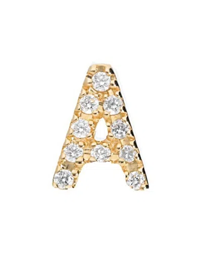 Nephora Dnu 0 Units Sold  14k 0.04 Ct. Tw. Diamond Single Initial Earring (a-z)