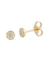 Nephora 14k Diamond Studs In Gold