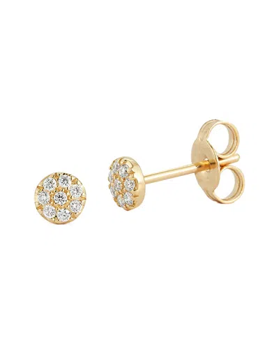Nephora 14k Diamond Studs In Gold