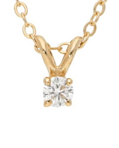 Nephora 14k 0.10 Ct. Tw. Diamond Necklace In Gold