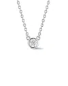 Nephora 14k 0.10 Ct. Tw. Diamond Necklace In Metallic