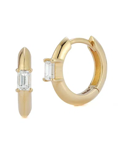 Nephora Women's 14k Yellow Gold & 0.16 Tcw Diamond Huggie Earrings