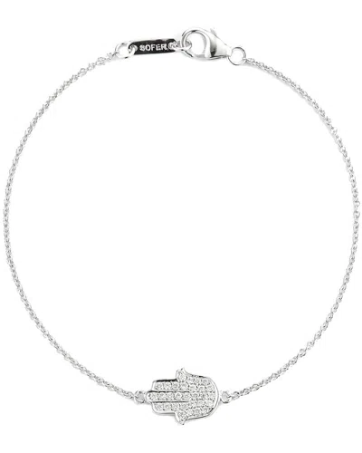 NEPHORA NEPHORA 14K 0.17 CT. TW. DIAMOND HAMSA BRACELET