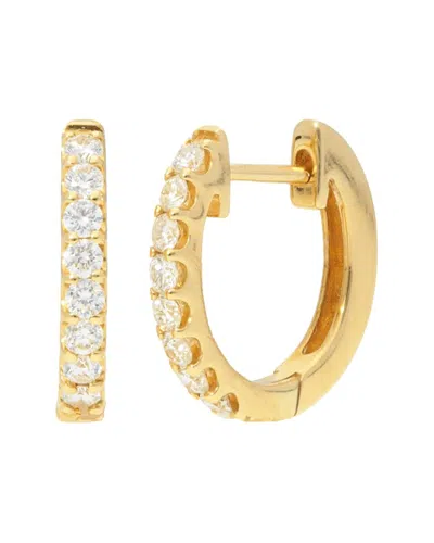 NEPHORA NEPHORA 14K 0.28 CT. TW. DIAMOND HUGGIE EARRINGS