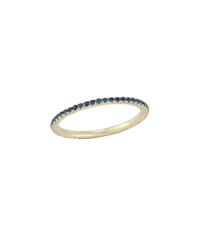 Nephora 14k 0.33 Ct. Tw. Blue Sapphire Eternity Ring In Gold