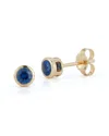 Nephora 14k 0.35 Ct. Tw. Sapphire Studs
