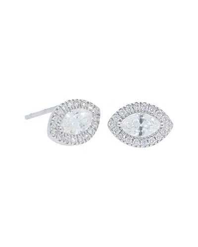 NEPHORA NEPHORA 14K 0.37 CT. TW. DIAMOND HALO STUDS