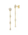Nephora 14k 0.39 Ct. Tw. Diamond Star Studs