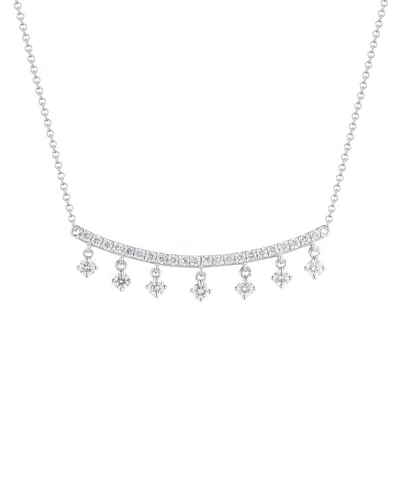 NEPHORA NEPHORA 14K 0.54 CT. TW. DIAMOND BAR NECKLACE