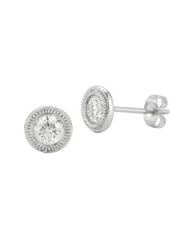 Nephora 14k 1.00 Ct. Tw. Diamond Earrings In Silver