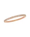 Nephora 14k Rose Gold 0.30 Ct. Tw. Diamond Eternity Ring
