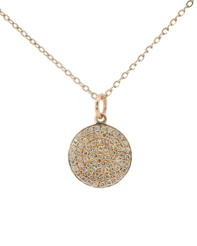 Nephora 14k Rose Gold 0.35 Ct. Tw. Diamond Pendant