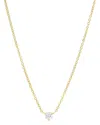 Nephora 14k Yellow Gold 0.15 Ct. Tw. Diamond Necklace