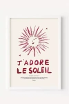 Nephthys Illustrated J'adore Le Soleil Wall Art