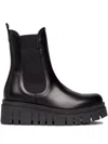 Nero Giardini 55mm Elastic-panelled Platform Boots In Black