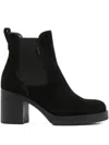Nero Giardini 70mm Block-heel Chelsea Boots In Black