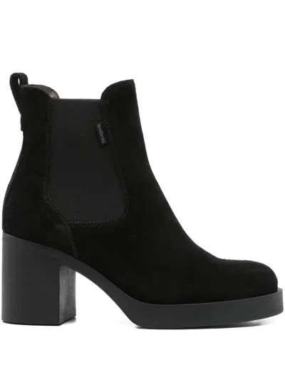 Nero Giardini 70mm Block-heel Chelsea Boots In Black