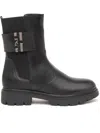 Nerogiardini Leather Logo-strap Chelsea Booties In Black