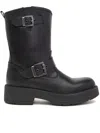Nero Giardini Leather Ankle Boots In Black