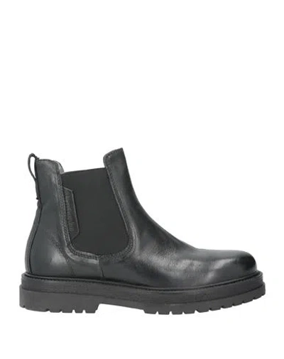 Nero Giardini Man Ankle Boots Black Size 7 Leather