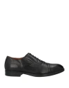 Nero Giardini Man Lace-up Shoes Black Size 8 Leather