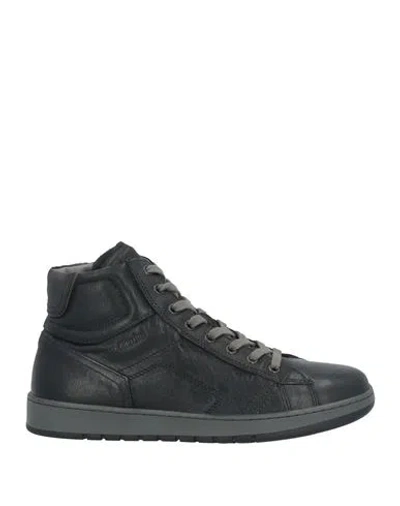 Nero Giardini Man Sneakers Black Size 7 Leather
