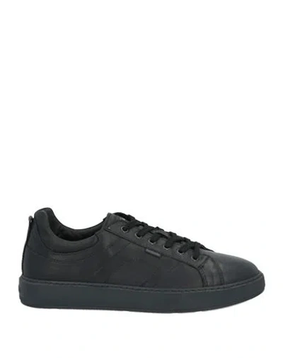 Nero Giardini Man Sneakers Black Size 8 Leather