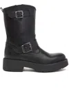 Nero Giardini Leather Ankle Boots In Black