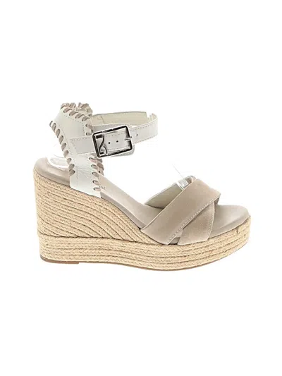 Pre-owned Nero Giardini Wedges In Ivory