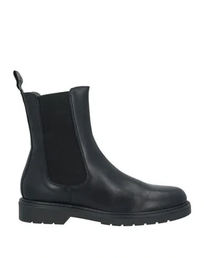 Nero Giardini Woman Ankle Boots Black Size 11 Leather