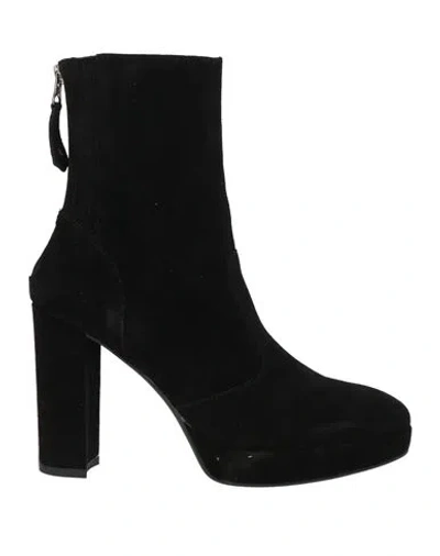 Nero Giardini Woman Ankle Boots Black Size 5 Leather
