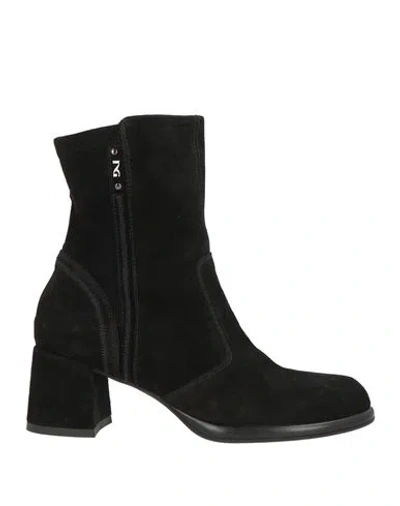 Nero Giardini Woman Ankle Boots Black Size 5 Leather