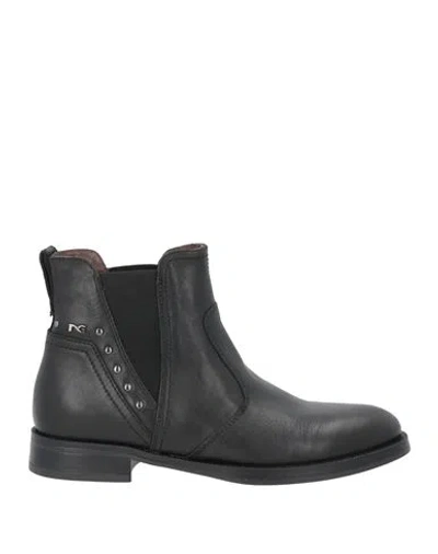 Nero Giardini Woman Ankle Boots Black Size 6 Leather