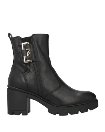 Nero Giardini Woman Ankle Boots Black Size 7 Leather