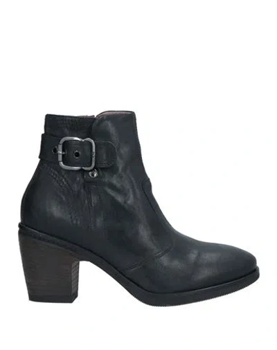 Nero Giardini Woman Ankle Boots Black Size 6 Leather