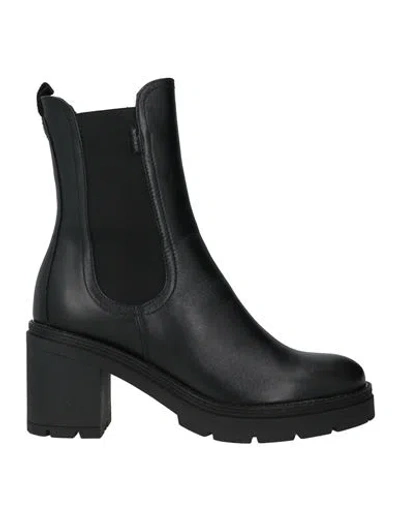 Nero Giardini Woman Ankle Boots Black Size 9 Leather
