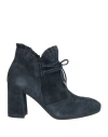 Nero Giardini Woman Ankle Boots Midnight Blue Size 9 Goat Skin