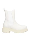Nero Giardini Woman Ankle Boots White Size 5 Leather