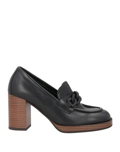 Nero Giardini Woman Loafers Black Size 5 Leather
