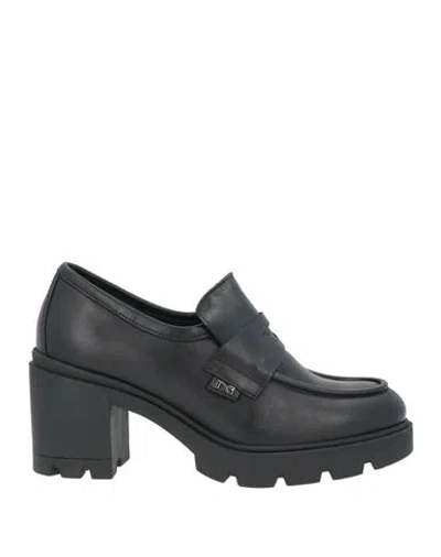 Nero Giardini Woman Loafers Black Size 6 Leather