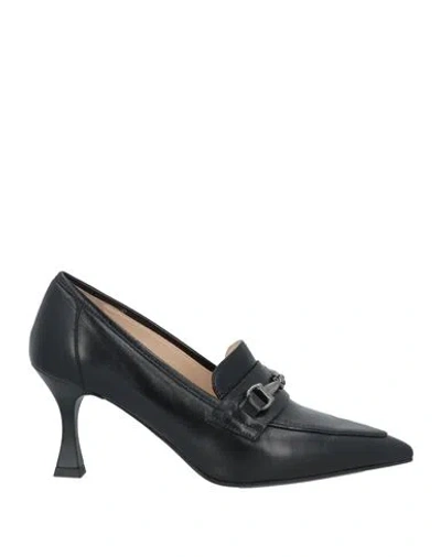 Nero Giardini Woman Loafers Black Size 6 Leather