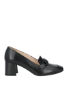 Nero Giardini Woman Loafers Black Size 7 Leather In Black
