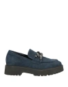 Nero Giardini Woman Loafers Navy Size 10 Leather